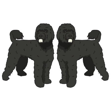 Signmission Portuguese Water Dog Dog Decal, Dog Lover Decor Vinyl Sticker D-18-Portuguese Water Dog